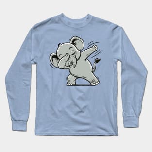 Dabbing Elephant Long Sleeve T-Shirt